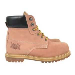 Safety Girl Nubuck Steel Toe Workboots Womens Size 9W